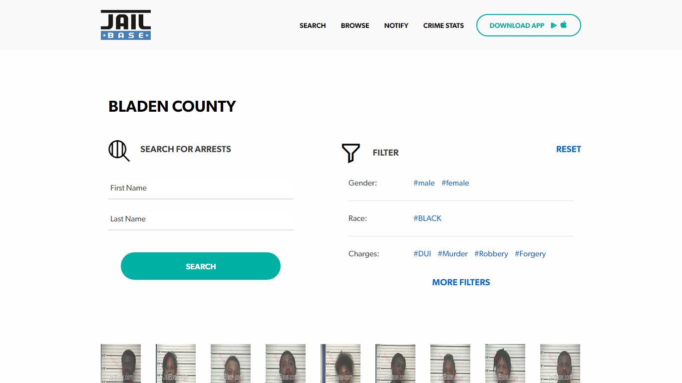 Bladen County Jail Inmate Search and Mugshots | JailBase